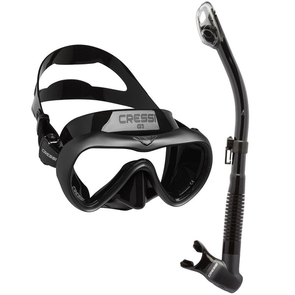 A1 Anti-Fog + Epsilon MS Set in Black - Blue