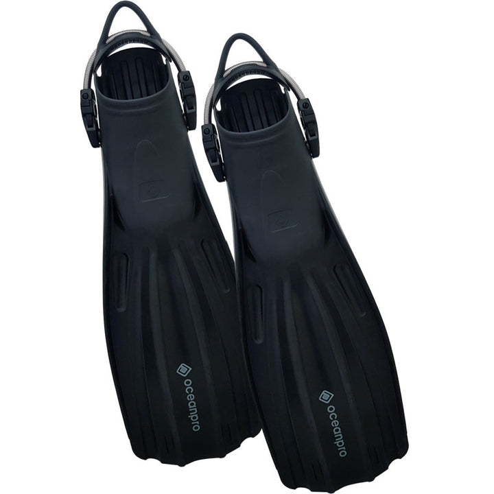 OceanPro-Avoca-SCUBA-Fins-Black