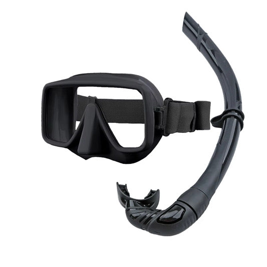 Frameless Mask W/Comfort Strap & Roll-Up Snorkel