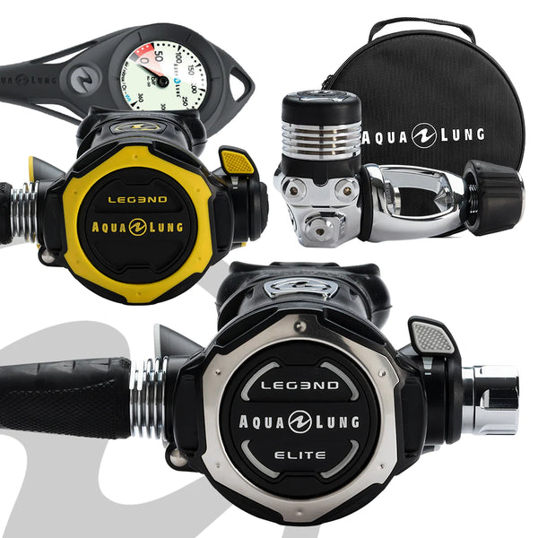 Aqualung Elite Regulator Set free bag