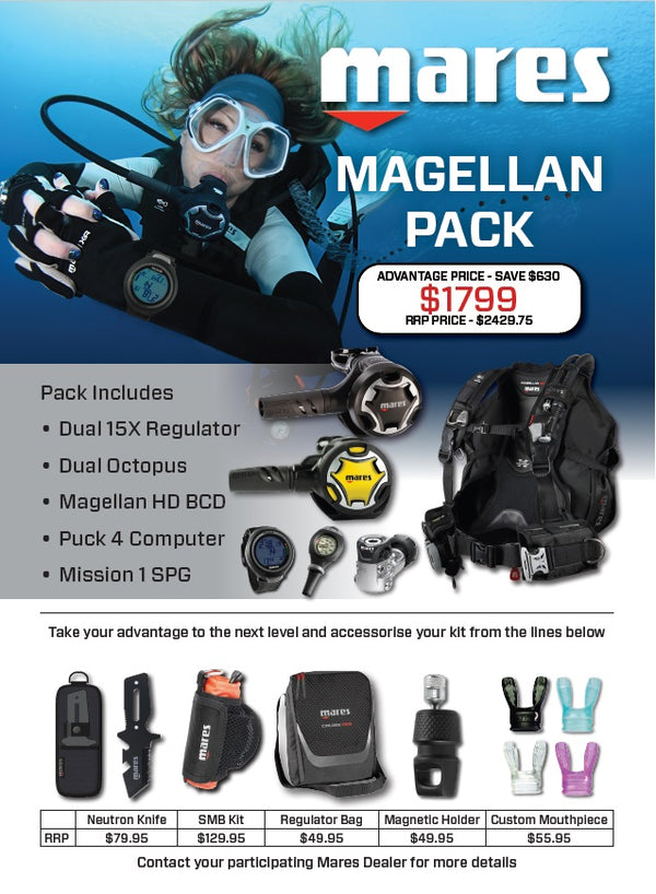 Mares Magellan Advantage Pack