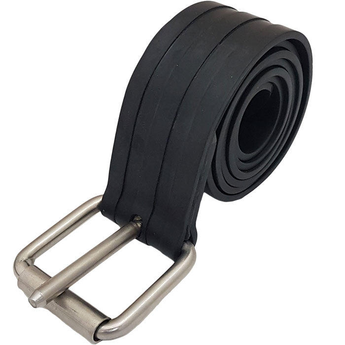 Black-weight-belt-diving-spearfishing-rubber-weightbelt