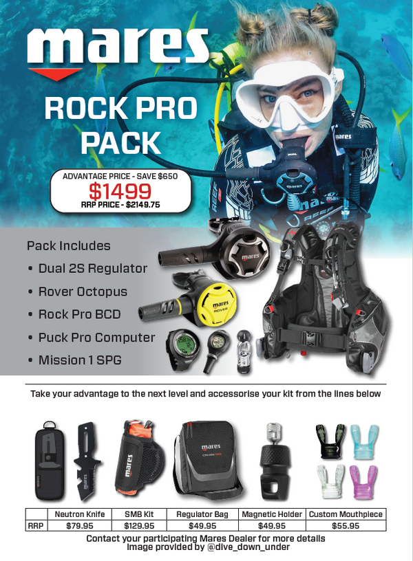 Mares Rock Pro Package