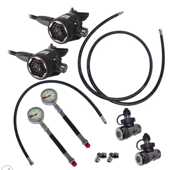 HOLLIS SIDEMOUNT REGULATOR PACKAGE 200 LX