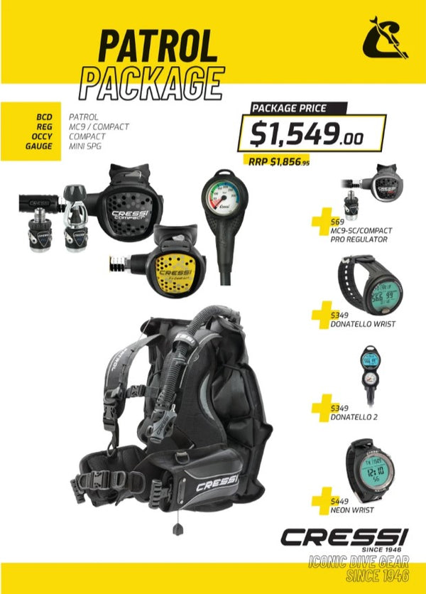 Cressi Patrol Scuba Package