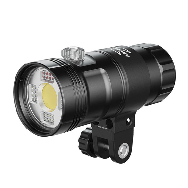 X-Adventure M7000-WRGBU Undertwater Smart Focus Video Light with Strobe Mode