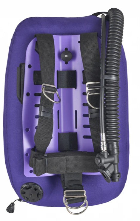 Akuana  SONIC 30lb single tank BCD set Carbon Purple