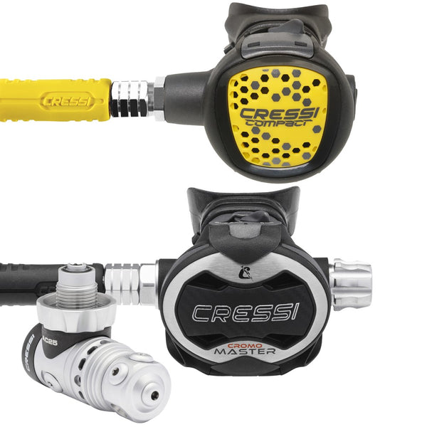 Cressi AC25/Master Chromo Regulator Set w/Occy