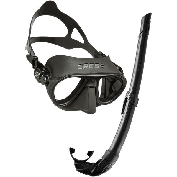 Cressi Calibro Black  mask and snorkel