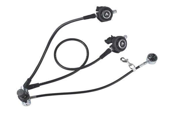 F3+FN2 AKUANA Scuba Regulator Set Black