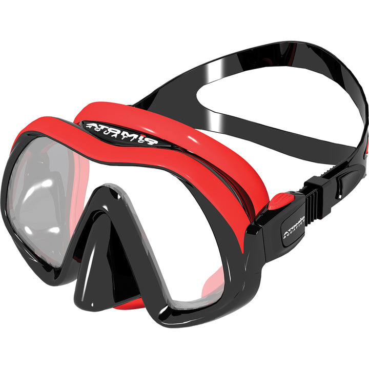 Atomic Venom Frameless mask wide view