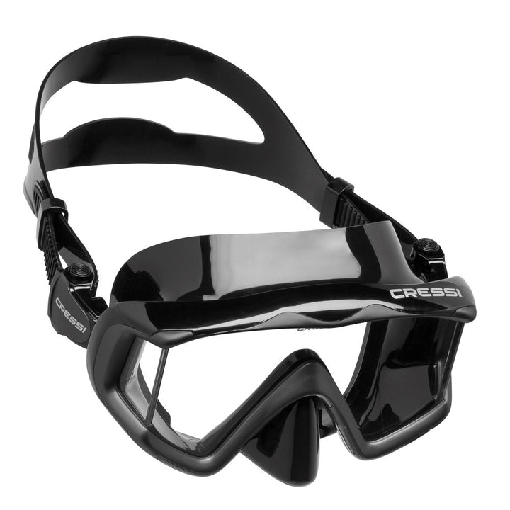 cressi mask frameless side view