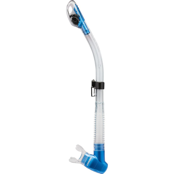 Cressi epsilon dry snorkel clear blue