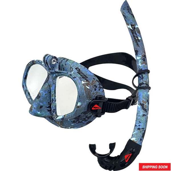 Ocean Hunter Chameleon mask snorkel set